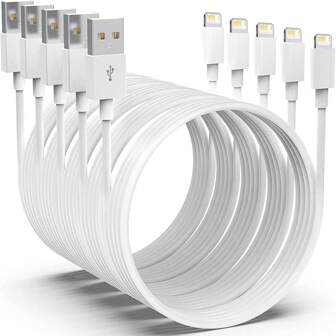 3.3英尺/100公分快速充電USB線，具有高效的數據傳輸和充電功能，適用於iPhone 14 Pro Max/14 Pro/14 Plus/14/13/12/11/X/Pro Max，Airpods，iPad系列