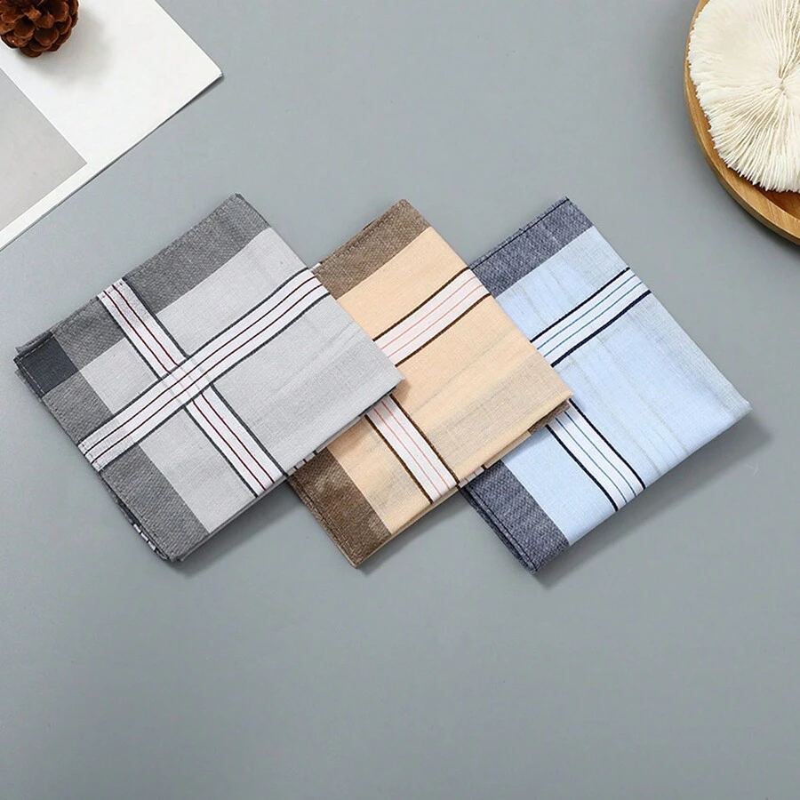 Pañuelos De Hombre, Diseño Clásico, (estilo 1) 3 Unidades/paquete - Multicolor - Ver 1