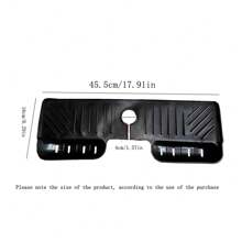 1pc Splash Proof Silicone Pad For Kitchen/Bathroom Faucet - Grey - View 2