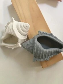 1 件 Diy 貝殼蠟燭蠟矽膠模具海螺香薰製作矽膠模具貝殼形狀多肉種植容器石膏模具適合 Diy 製作環氧樹脂混凝土收納盒家居裝飾 - 無色 - 查看 4