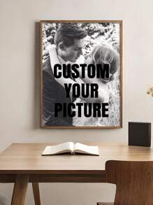 1 pieza Impresión personalizada de foto en lienzo, arte de pared, tu foto en arte de pared de lienzo, con marco opcional, Vida lenta de verano, Arte de pared personalizado, Vintage, Calendario festivo - Multicolor - Ver 11