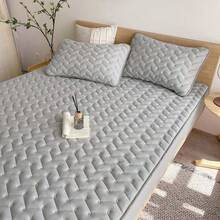 1pc Thickened Waterproof Mattress Cover Breathable Noiseless Skin-Friendly Bedding Protection Sheet (Without Pillowcase), Suitable For Home Bedroom Dormitory, Multiple Sizes, 360° Encirclement And Embossment Craftsmanship - Grey - View 5