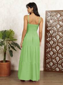 Women Dresses - Lime Green - View 2