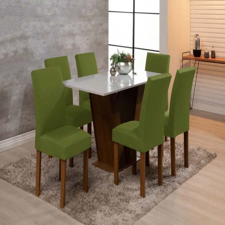 Chair Covers - Màu xanh Ô liu - Xem 1