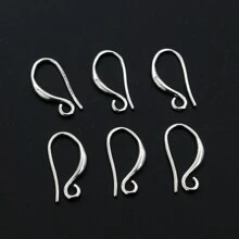 10pcs 17x9mm Brass Earring Findings Earrings Clasps Hooks Wire DIY Jewelry Making Accessories Earwire Supplies
