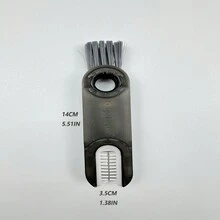 1入可攜式u型多功能杯子刷,適用於家用廚房杯子、嬰兒奶瓶、瓶蓋和縫隙清潔（3合1） - 綠色 - 查看 5