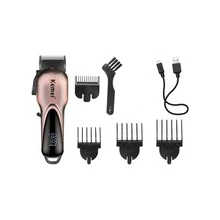 Kemei Comer Km-6372 高功率 Lcd 螢幕髮剪,專業和沙龍使用 - 銅色 - 查看 4