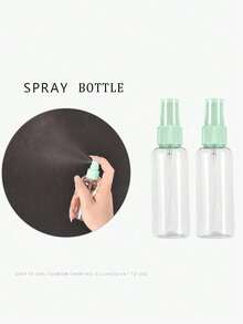 1set Travel Bottles Set For Travel Size Containers Kit Portable Leak Proof Refillable Squeeze Cosmetic Airplane Essential Shampoo Hair Conditioner,(Packaging Is Not Fixed) - Green - View 3