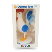 Galo Do Tempo Galinho Do Tempo Decoração | Chuva Ou Sol | Decoração - Branco - Visão 2