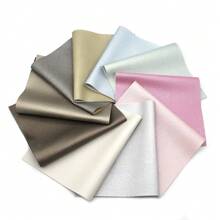 10片/套 7.87x12.99英寸珠光仿皮片，金属质感，合成皮革材质，20*33厘米，适用于DIY蝴蝶结耳环 - 彩色 - 查看 8