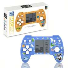 1pc New Mini Game Console With Classic Retro Gamepad And Russian Block Game, Stress Relief Toy - Multicolor - View 1