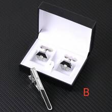 3pcs Nam Kẹp cà vạt Khuy măng sét Bộ , Sành điệu Khuy măng sét Cho nam giới , Bộ đồ Áo sơ mi Khuy măng sét Phụ kiện Cho đám cưới Bộ đồ Qủa tặng Đối với Nam Phụ kiện - Nhiều màu - Xem 13