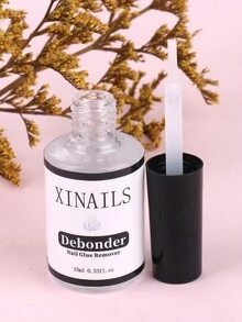 15毫升卸載劑,去除假指甲貼,螺石快速溶解液去除劑,假指甲美甲工具,快速並輕鬆去除凝膠指甲脫脂劑 - 無色 - 查看 5