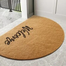 1pc 45*75cm Letter Graphic Anti-Slip Door Mat Modern Polyester Indoor Outdoor Rug For Home - Welcome - View 2