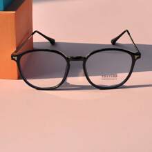 1 副男女通用时尚无度数眼镜，适合阅读、日常使用（封面照片中不包括盒子） - 黑色 - 查看 4