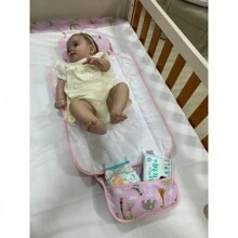 Nappy Changing Storage Bags - Safari bé xanh - Xem 3