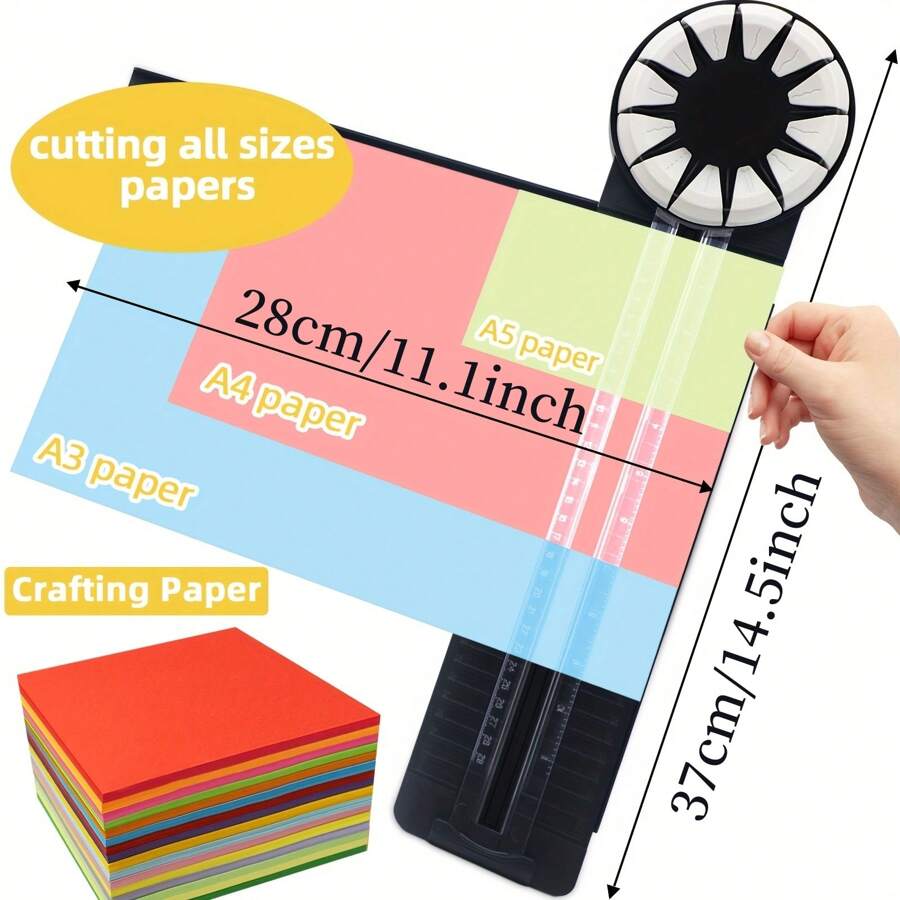Black Paper Cutter, Cardstock Cutter, Cutting Machine, Mini Paper