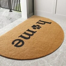 1入45*75cm字母圖形防滑門墊,現代化聚酯室內外地墊,適用於家居 - home - 查看 2