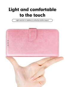 Funda para tarjetas de teléfono Funda vintage con tapa + soporte Funda protectora de teléfono de alta calidad - Compatible con 11/12/13/14/15 Pro Max, S24U, compatible con Oppo, compatible con Vivo, compatible con Redmi Note 11/12 Pro