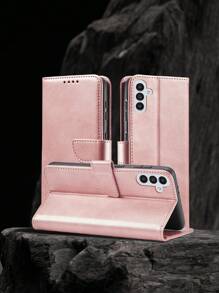 Funda para tarjetas de teléfono Funda vintage con tapa + soporte Funda protectora de teléfono de alta calidad - Compatible con 11/12/13/14/15 Pro Max, S24U, compatible con Oppo, compatible con Vivo, compatible con Redmi Note 11/12 Pro