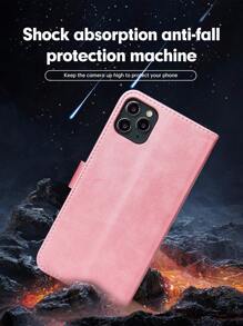 Funda para tarjetas de teléfono Funda vintage con tapa + soporte Funda protectora de teléfono de alta calidad - Compatible con 11/12/13/14/15 Pro Max, S24U, compatible con Oppo, compatible con Vivo, compatible con Redmi Note 11/12 Pro