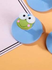 卡通可愛多功能手柄 Abs 材質柔軟觸感強吸力適合馬桶蓋、馬桶、櫥櫃 - 混色 - 查看 3