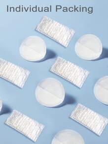 100pcs/Pack Ultra-Thin Disposable Breathable Nursing Pads For Postpartum And Breastfeeding Moms - White - View 6