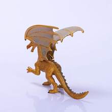 1pc Golden Dragon Fantasy Toy, Mighty Dragon Statue, Anime Figure, Perfect Gift For Collectors - Gold - View 7