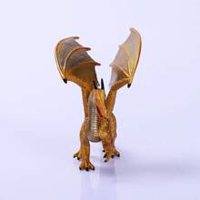 1pc Golden Dragon Fantasy Toy, Mighty Dragon Statue, Anime Figure, Perfect Gift For Collectors - Gold - View 5