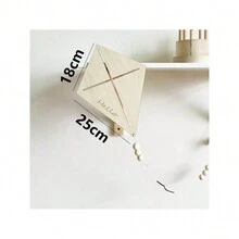 Wooden Wall Sticker Decor With Kite Design For Kids' Room Or Home Interior Decoration - Apricot - View 6