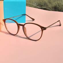 1副男女通用时尚阅读眼镜，日常佩戴，不含第一张图片所示的包装盒。