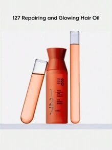 Triptych Of Lune 127頭髮修護亮髮強化護髮油65ml，富含角蛋白、神經酰胺和七種植物精華，修復損壞分叉末端，梳理毛躁，無需沖洗，柔軟滋養，打造閃亮保護髮質