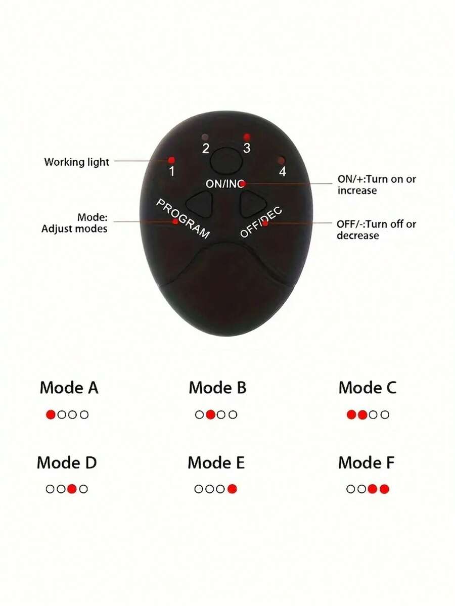 Electric Abs Stimulator Portable Abdominal Muscle Trainer, Suitable