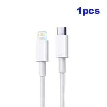 3.3ft/100cm Type C High-Efficiency Data Transfer 12W Fast Charging Data Cable Compatible With IPhone 14 Pro Max/14 Pro/14 Plus/14/13/12/11/XS/XR/8/7/6, IPad, Airpods Series - White - View 10