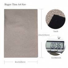 10片/套 7.87x12.99英寸珠光仿皮片，金属质感，合成皮革材质，20*33厘米，适用于DIY蝴蝶结耳环 - 彩色 - 查看 2