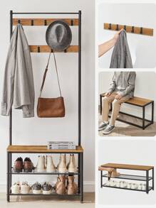 VASAGLE Shoe Racks - Mocha Brown - View 6