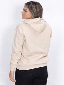 Women Sweatshirts - 米色 - 查看 4