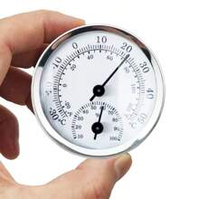 1只迷你吊掛式5cm直徑溫度計,準確刻度,適用於冰箱和家用 - 銀色 - 查看 2