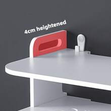 1pc Wall Mount Wifi Router Storage Bracket With Dvd/Media Projector Shelf For Living Room Organizer, Hollow Out, Cable Management - White - View 11