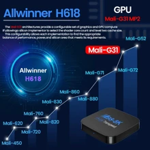 Transpeed Android 13 Allwinner H618 Tv Box Atv,帶有tv應用程序,8k 4k雙wifi四核cortex A53 Bt5.0機頂盒 - 美標插頭 - 查看 7