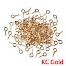 200pcs Small Eye Eyelets Pins Eyepins Hooks Eyelet Screw Threaded DIY Jewelry Making Accessories