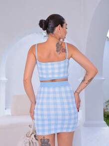 Women Two-Piece Outfits - 藍色 - 查看 5