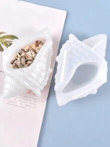 1 件 Diy 貝殼蠟燭蠟矽膠模具海螺香薰製作矽膠模具貝殼形狀多肉種植容器石膏模具適合 Diy 製作環氧樹脂混凝土收納盒家居裝飾 - 無色 - 查看 8