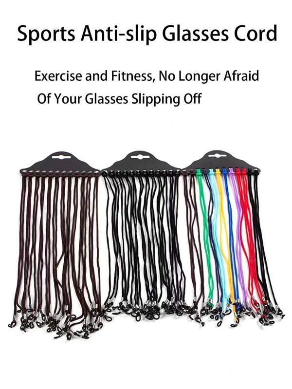 12 قطعة سلسلة نظارات من النايلون, إكسسوارات نظارات, سلسلة نظارات, سيور للنظارات الشمسية إكسسوارات نظارات للنساء