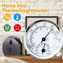 1只迷你吊掛式5cm直徑溫度計,準確刻度,適用於冰箱和家用 - 銀色 - 查看 4