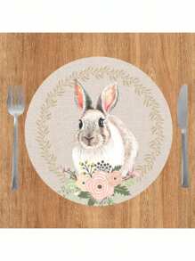 Arte e Cores Table Napkins - 兔子01 - 查看 3