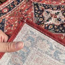 1pc Lightweight Single-Layer Retro Bohemian Placemat,  Outdoor Portable Placemat, Desktop Protection Anti-Scalding Placemat, Exotic Style, Creative Decoration, Perfect Choice For Festival Gifts - Red - View 3