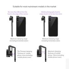 APEXEL 60倍長焦鏡頭強大望遠鏡遠距離攝像頭，適用於觀鳥露營，手機望遠鏡鏡頭附三腳架，與iPhone小米三星華為和大多數智慧型手機兼容 - 黑色 - 查看 4