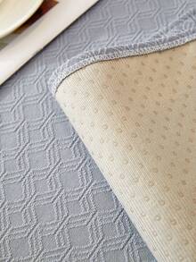 1入款毛絨製通用沙發坐墊,編織帶與蕾絲花紋裝飾,北歐極簡風格防滑沙發座套家飾 - 淺灰色 - 查看 7