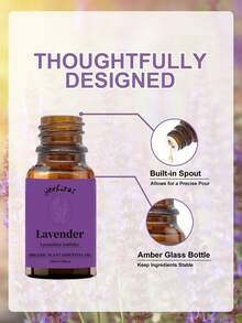 1入組植物芳香療法精油薰衣草 - 紫色 - 查看 3